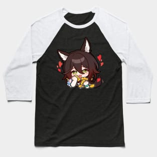 Honkai Star Rail Chibi Tingyun Baseball T-Shirt